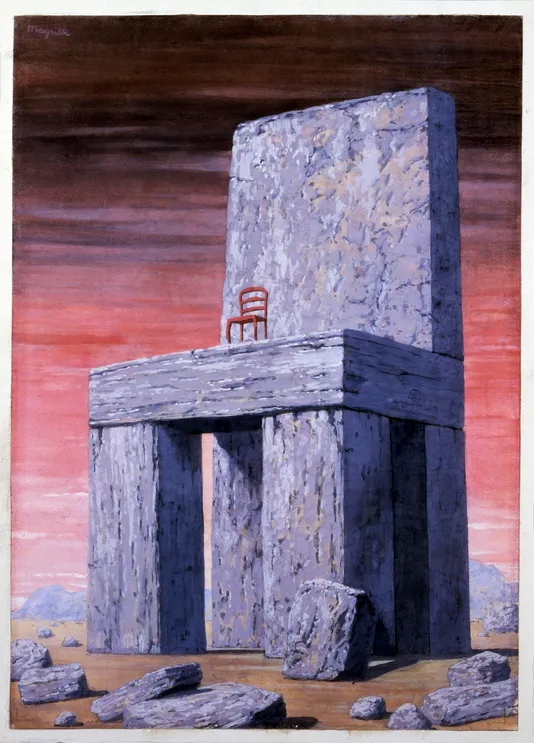 Those Who Cannot Remember the Past Are Condemned to Repeat It (Great Ideas of Western Man), by René Magritte